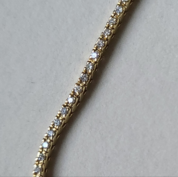 14k Gold Diamond Bracelet - Picture 6 of 13